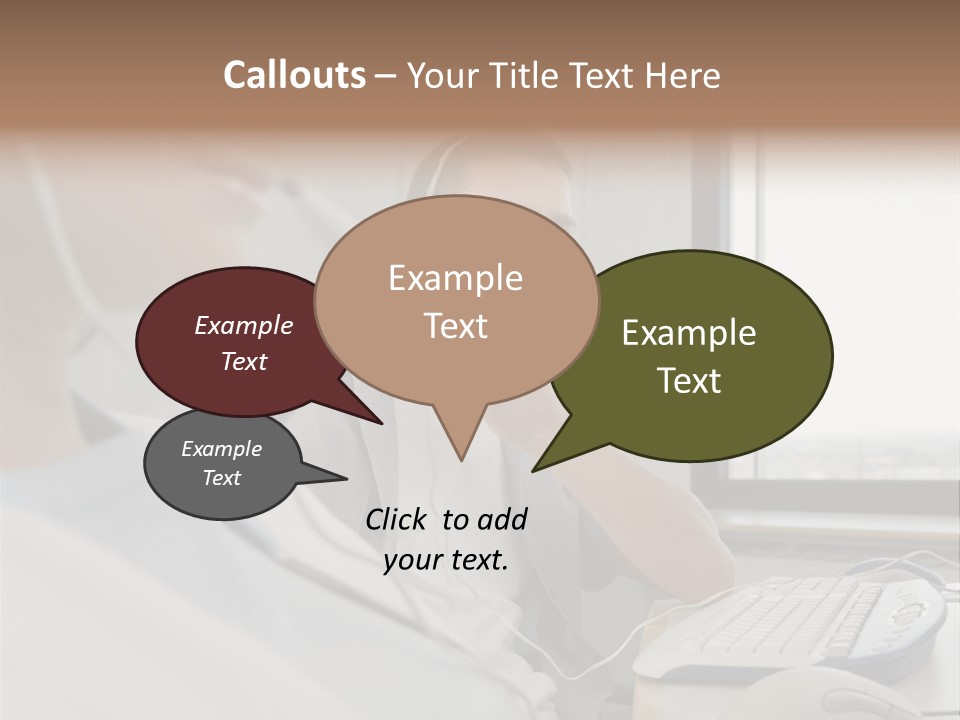 Poster Fineartprints Communication PowerPoint Template