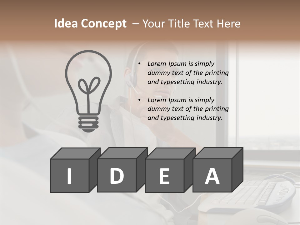Poster Fineartprints Communication PowerPoint Template