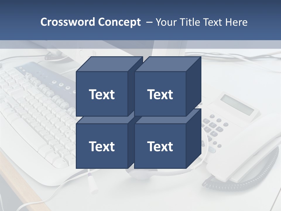 Stockphotograph Telephoneheadset Poster PowerPoint Template