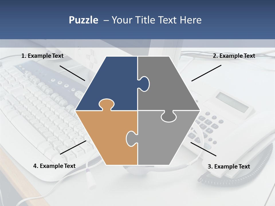 Stockphotograph Telephoneheadset Poster PowerPoint Template