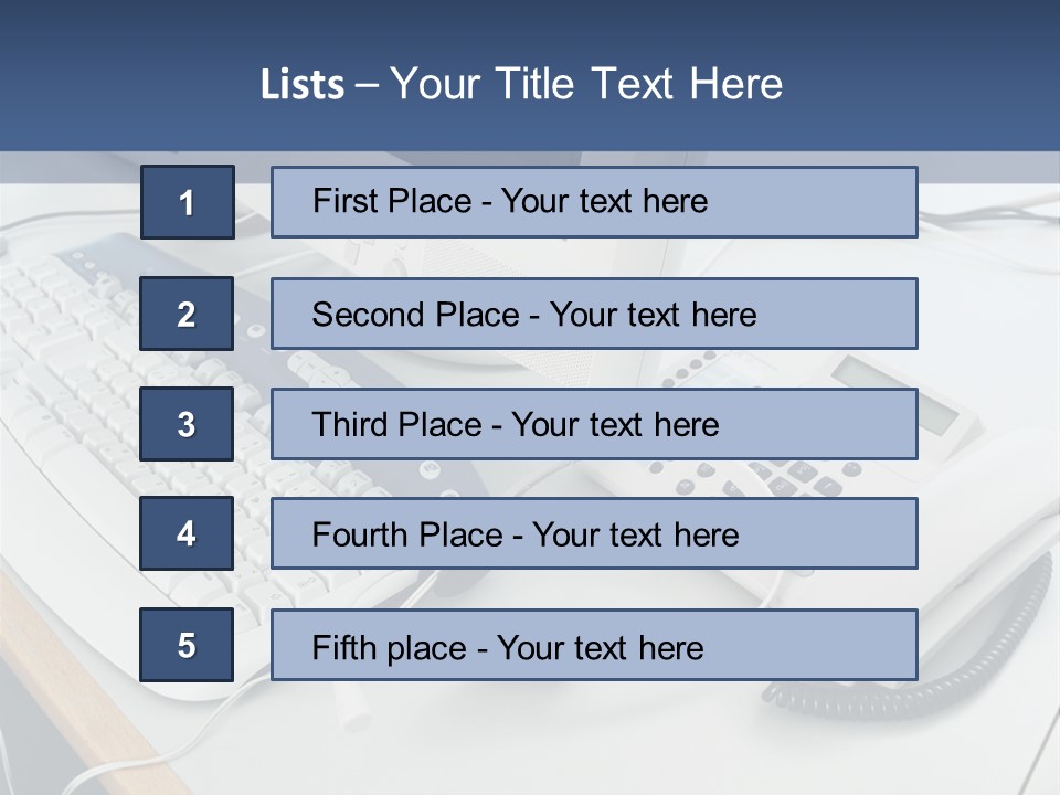 Stockphotograph Telephoneheadset Poster PowerPoint Template