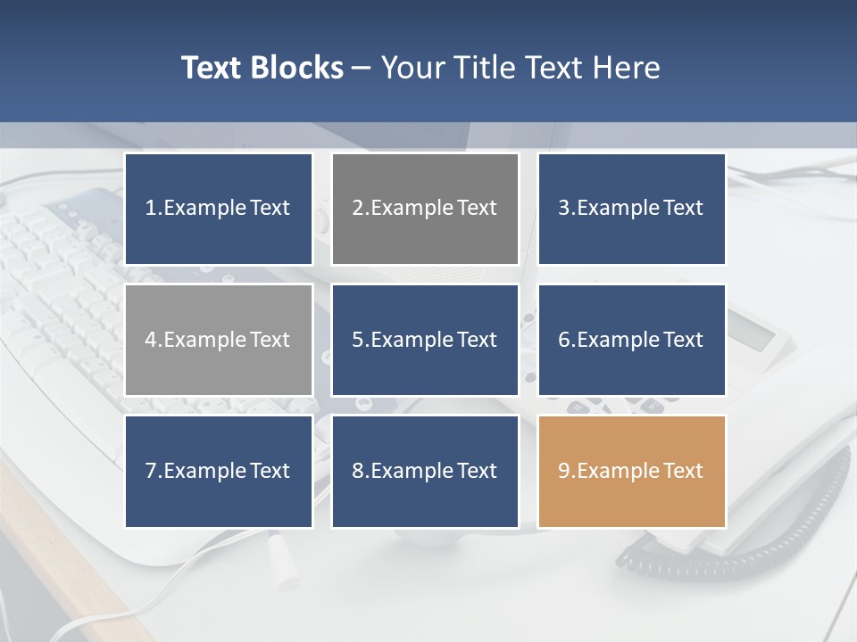 Stockphotograph Telephoneheadset Poster PowerPoint Template