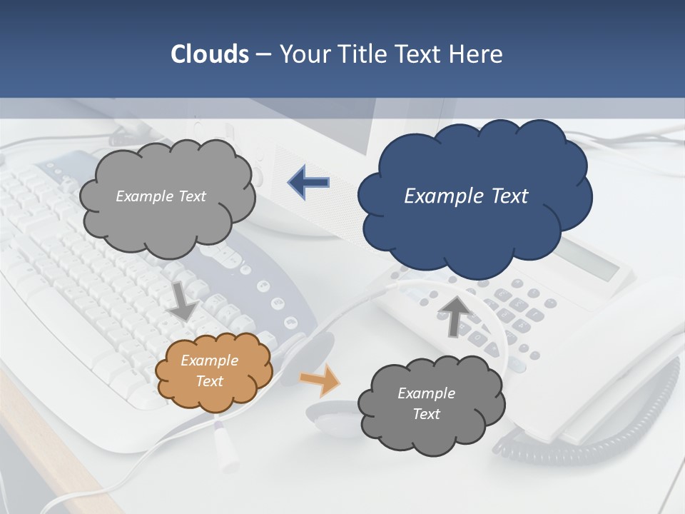 Stockphotograph Telephoneheadset Poster PowerPoint Template