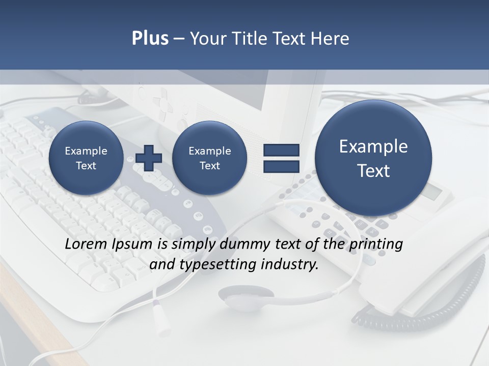 Stockphotograph Telephoneheadset Poster PowerPoint Template