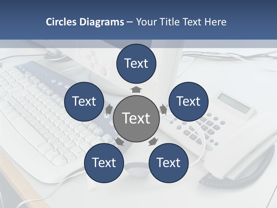 Stockphotograph Telephoneheadset Poster PowerPoint Template