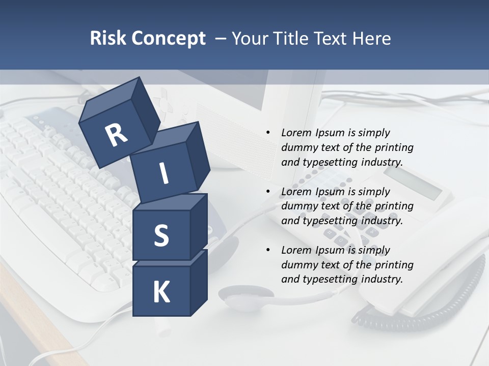 Stockphotograph Telephoneheadset Poster PowerPoint Template