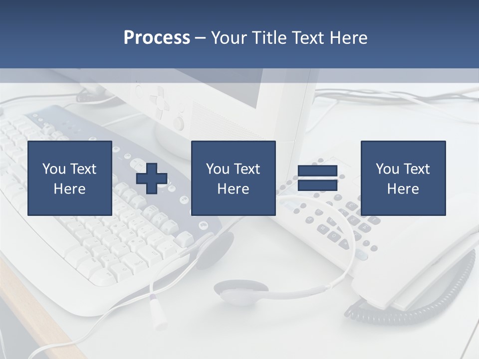 Stockphotograph Telephoneheadset Poster PowerPoint Template