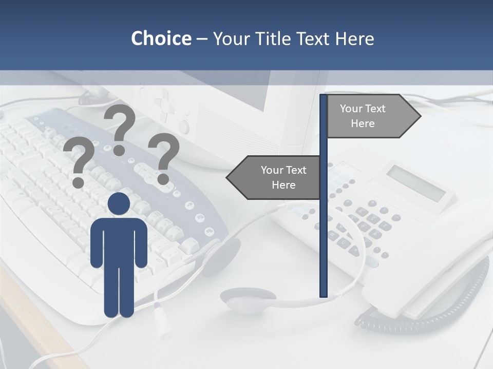 Stockphotograph Telephoneheadset Poster PowerPoint Template