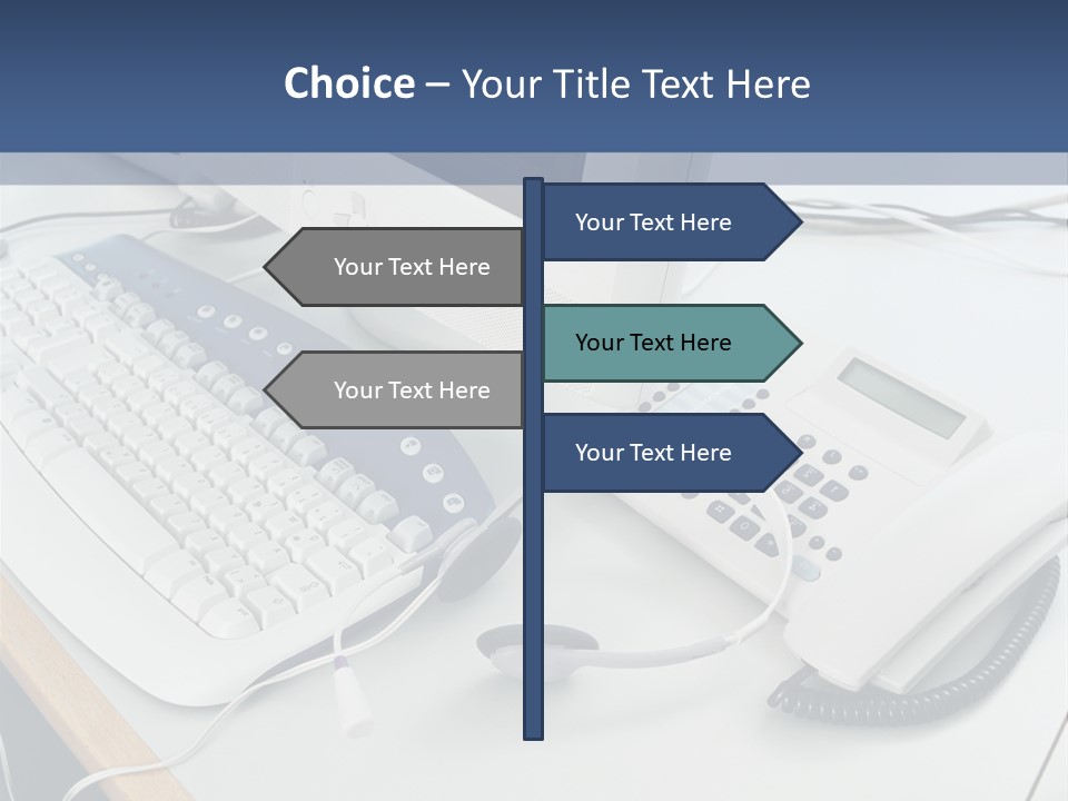 Stockphotograph Telephoneheadset Poster PowerPoint Template