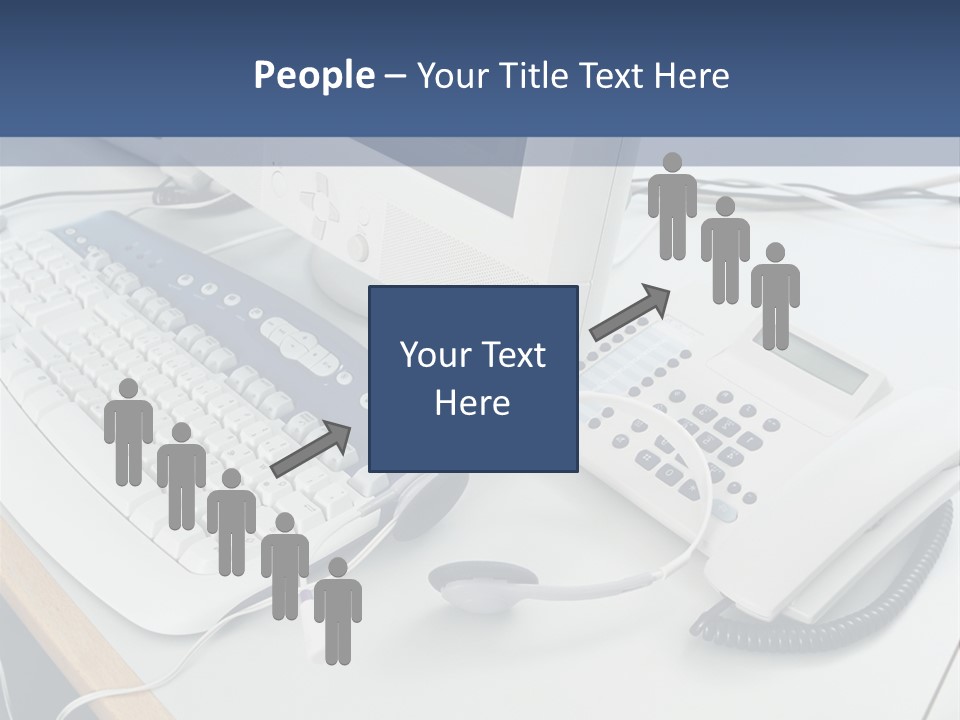 Stockphotograph Telephoneheadset Poster PowerPoint Template