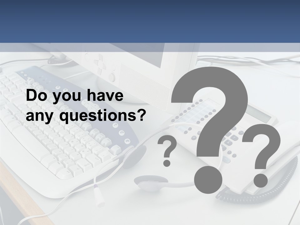 Stockphotograph Telephoneheadset Poster PowerPoint Template