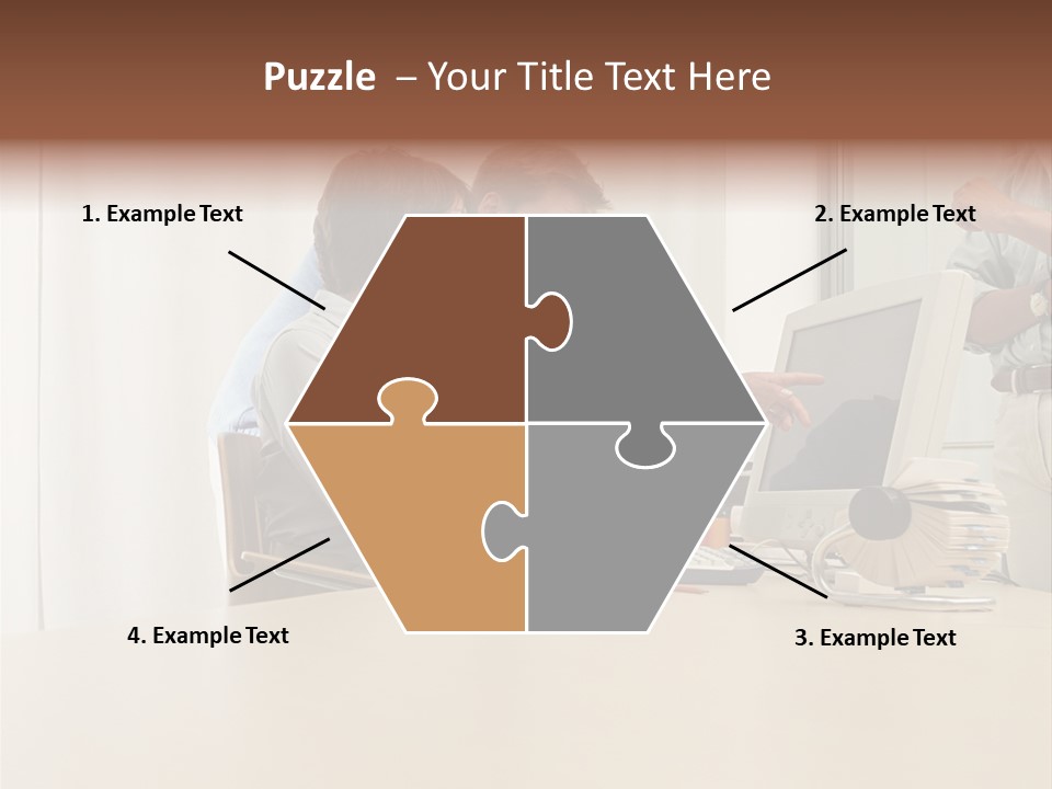 Stockimage Woman Print PowerPoint Template