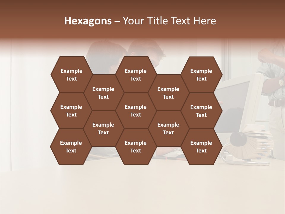 Stockimage Woman Print PowerPoint Template