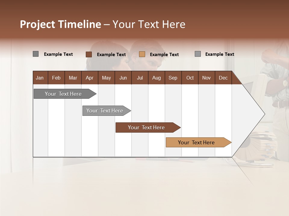 Stockimage Woman Print PowerPoint Template