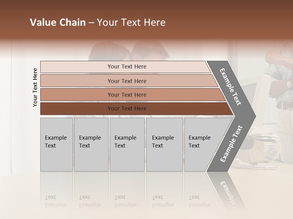 Stockimage Woman Print PowerPoint Template