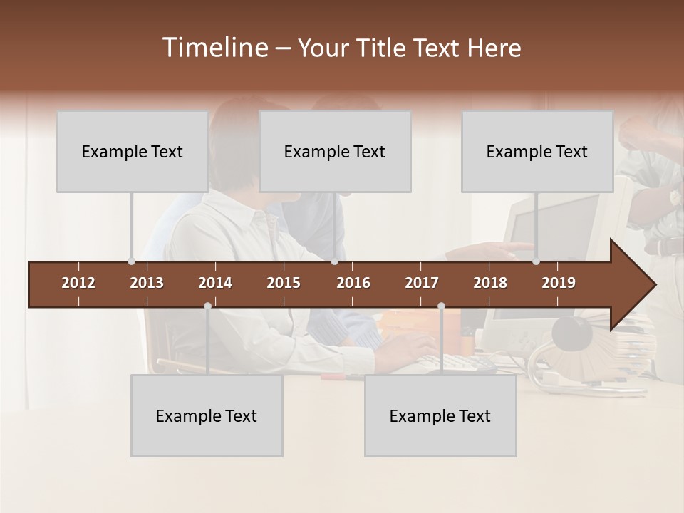 Stockimage Woman Print PowerPoint Template