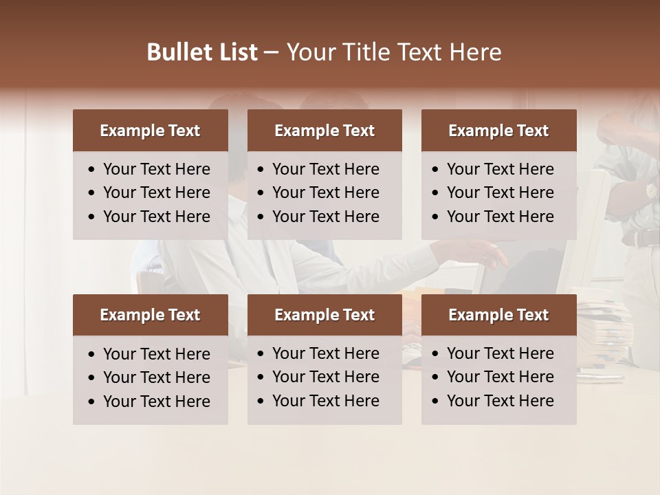 Stockimage Woman Print PowerPoint Template