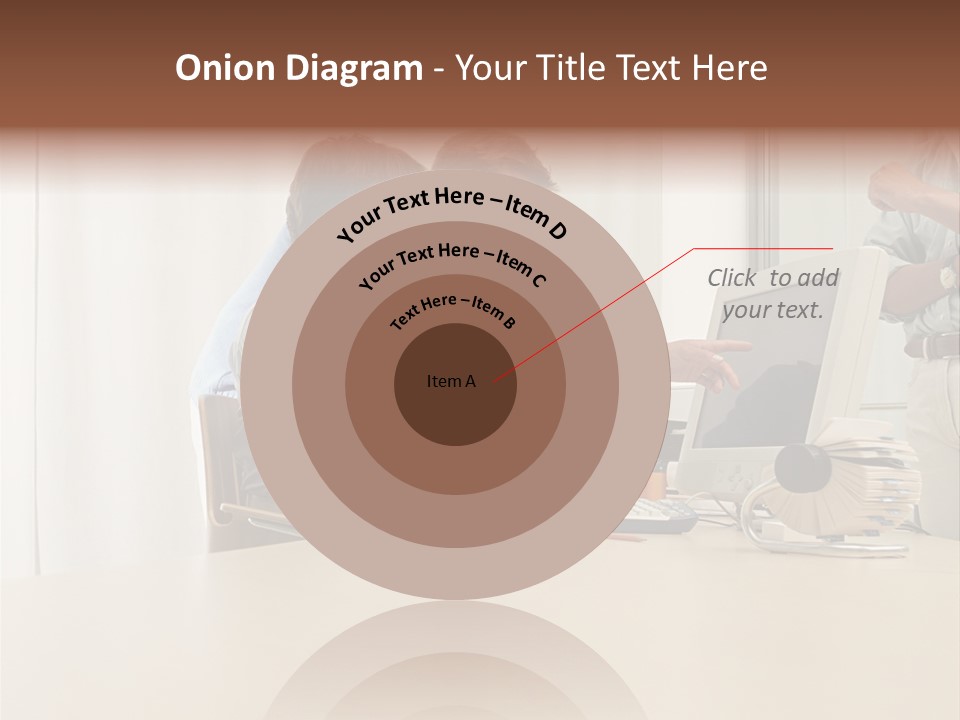 Stockimage Woman Print PowerPoint Template