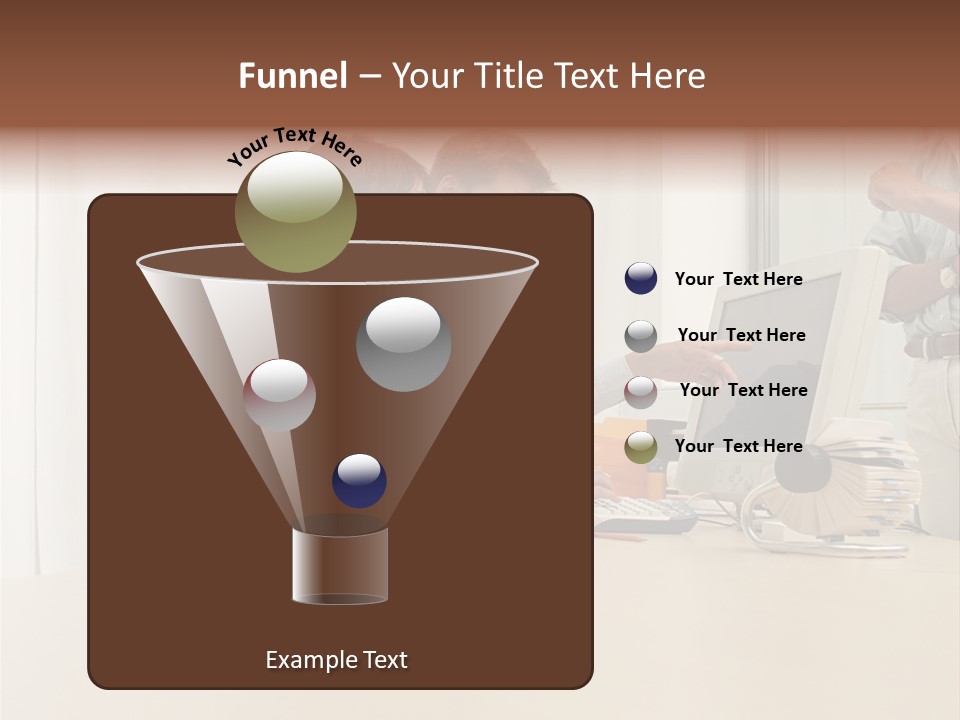 Stockimage Woman Print PowerPoint Template