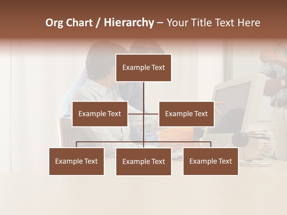 Stockimage Woman Print PowerPoint Template