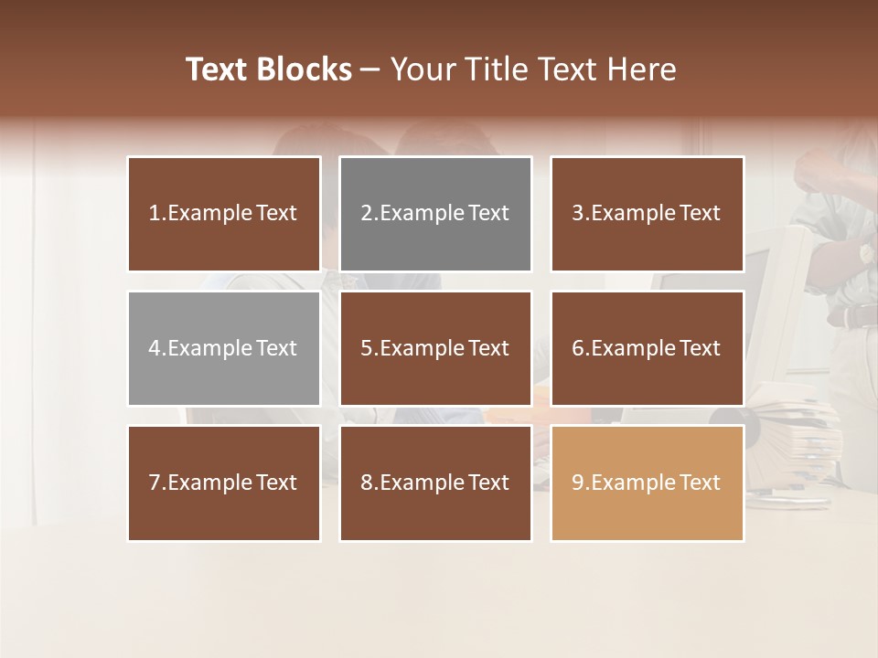 Stockimage Woman Print PowerPoint Template