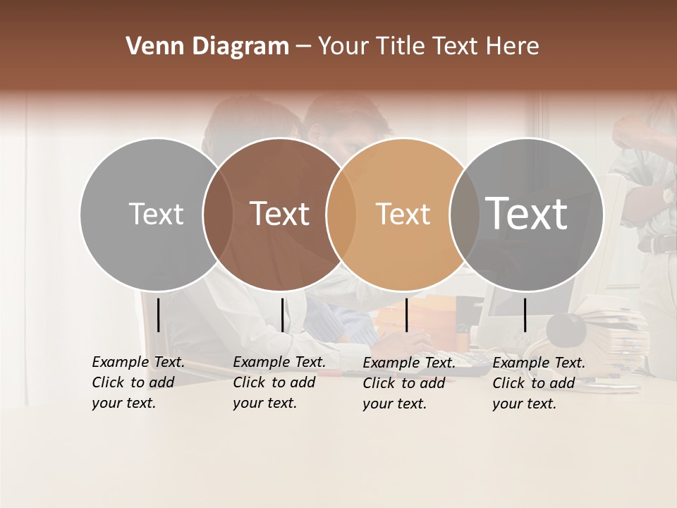 Stockimage Woman Print PowerPoint Template