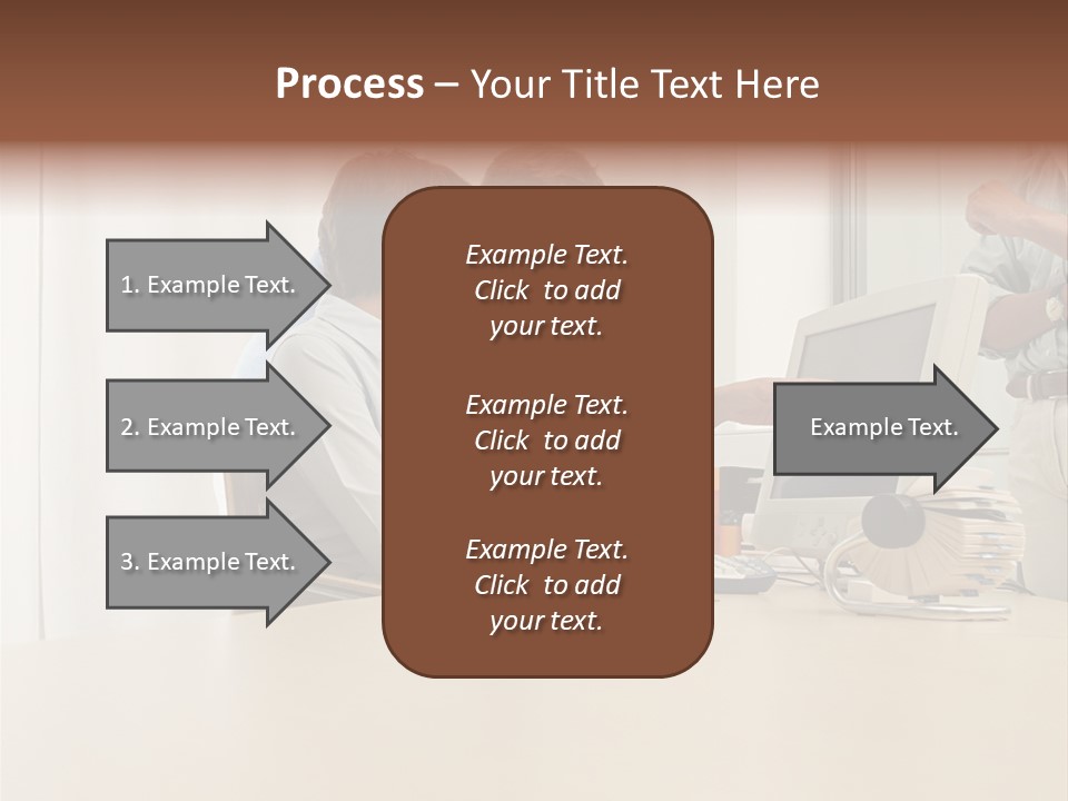 Stockimage Woman Print PowerPoint Template