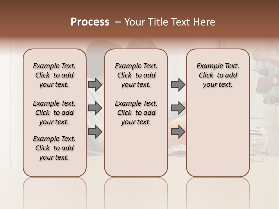 Stockimage Woman Print PowerPoint Template