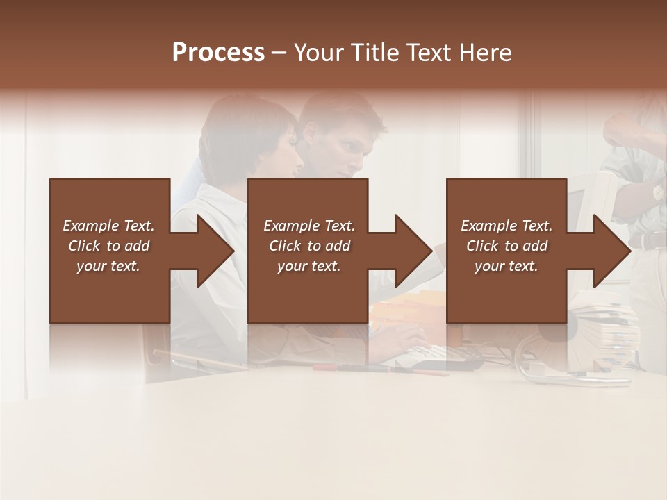 Stockimage Woman Print PowerPoint Template