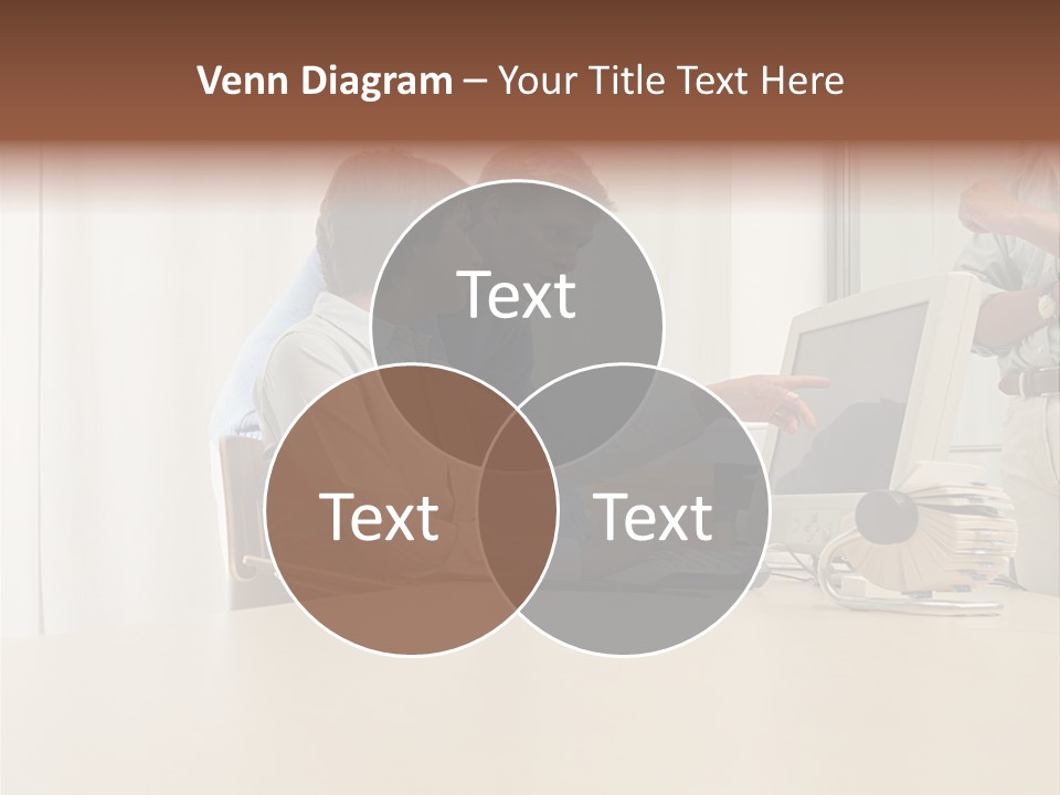 Stockimage Woman Print PowerPoint Template