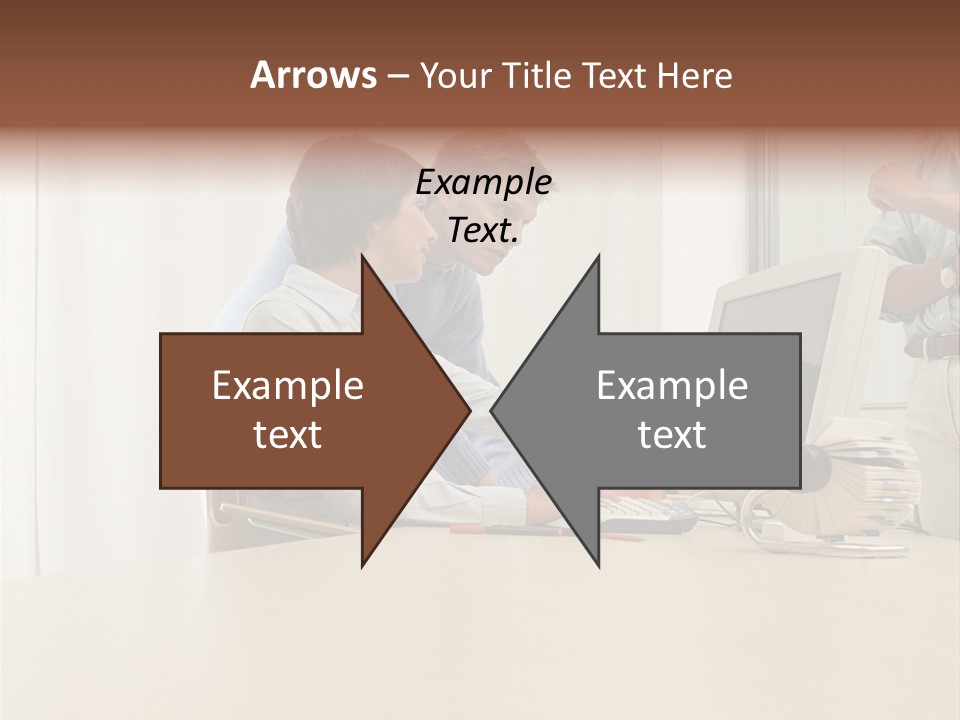 Stockimage Woman Print PowerPoint Template