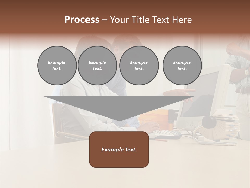 Stockimage Woman Print PowerPoint Template