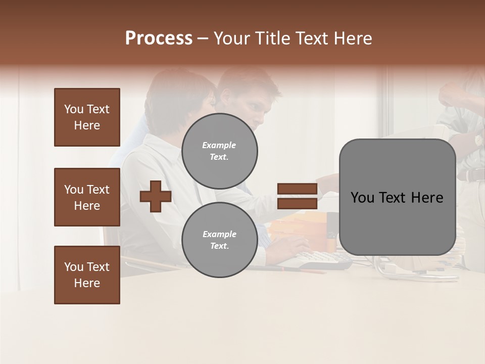 Stockimage Woman Print PowerPoint Template