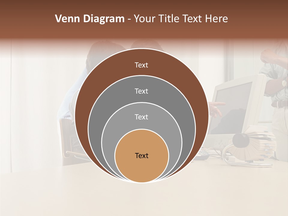 Stockimage Woman Print PowerPoint Template