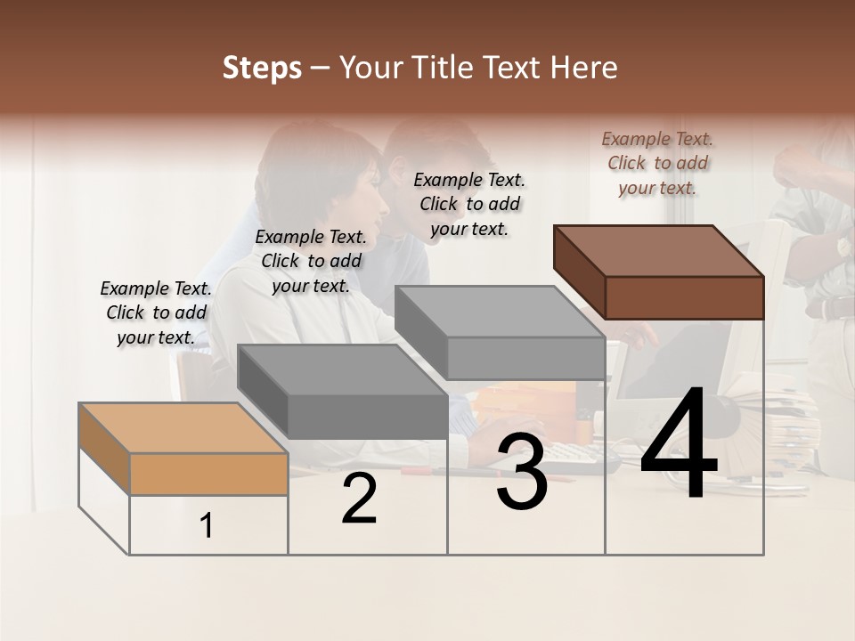 Stockimage Woman Print PowerPoint Template