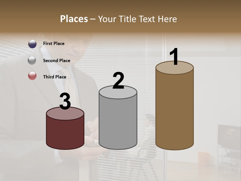 Glass Inside Royaltyfree PowerPoint Template