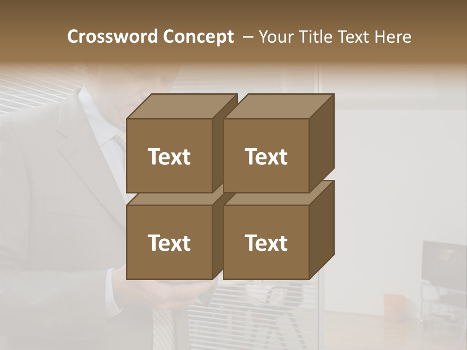 Glass Inside Royaltyfree PowerPoint Template