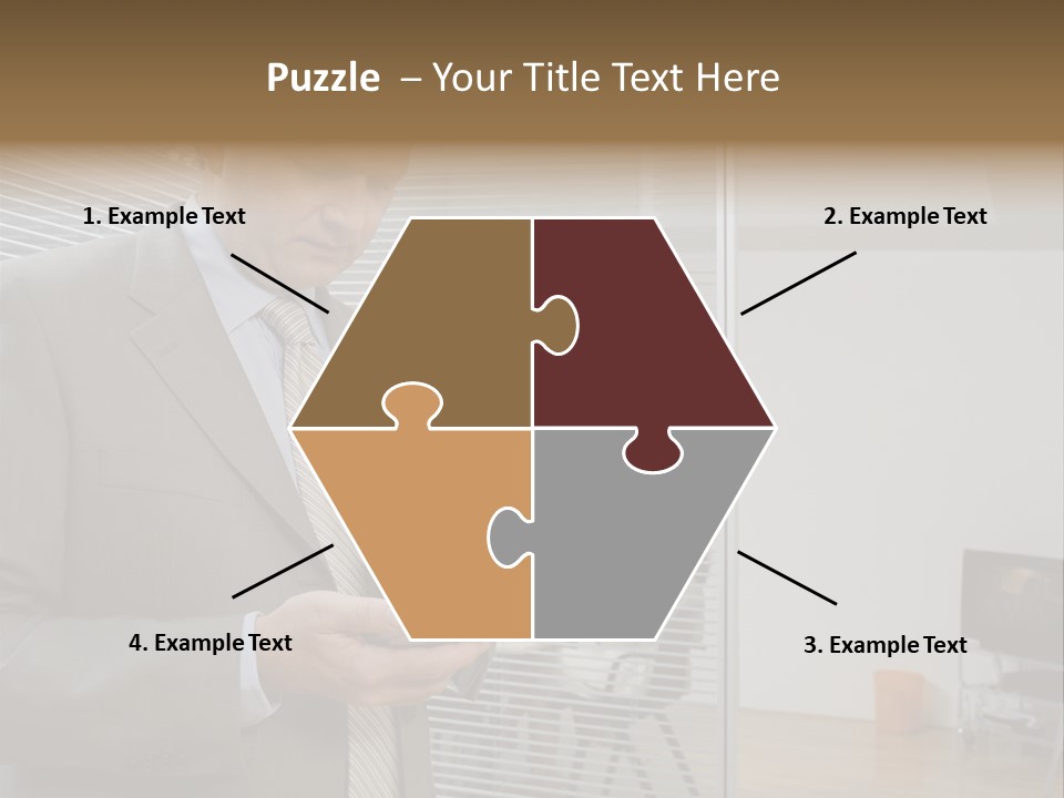 Glass Inside Royaltyfree PowerPoint Template