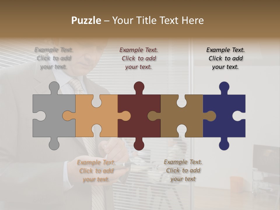 Glass Inside Royaltyfree PowerPoint Template