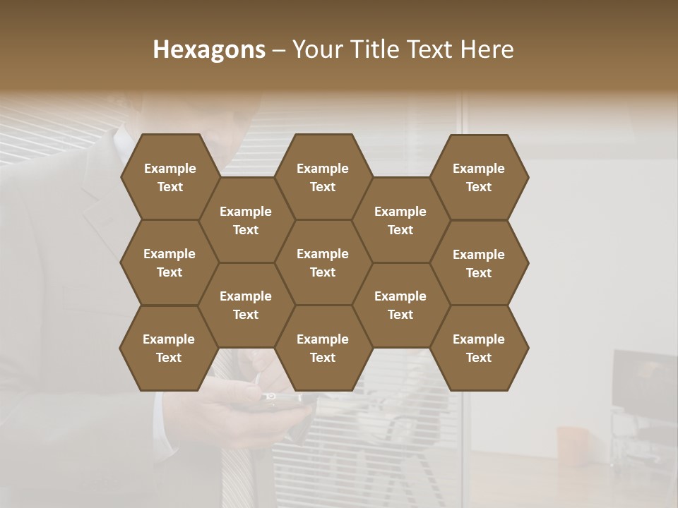 Glass Inside Royaltyfree PowerPoint Template