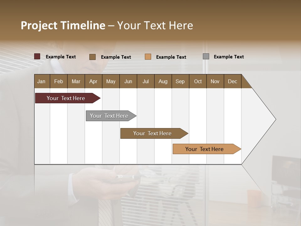 Glass Inside Royaltyfree PowerPoint Template