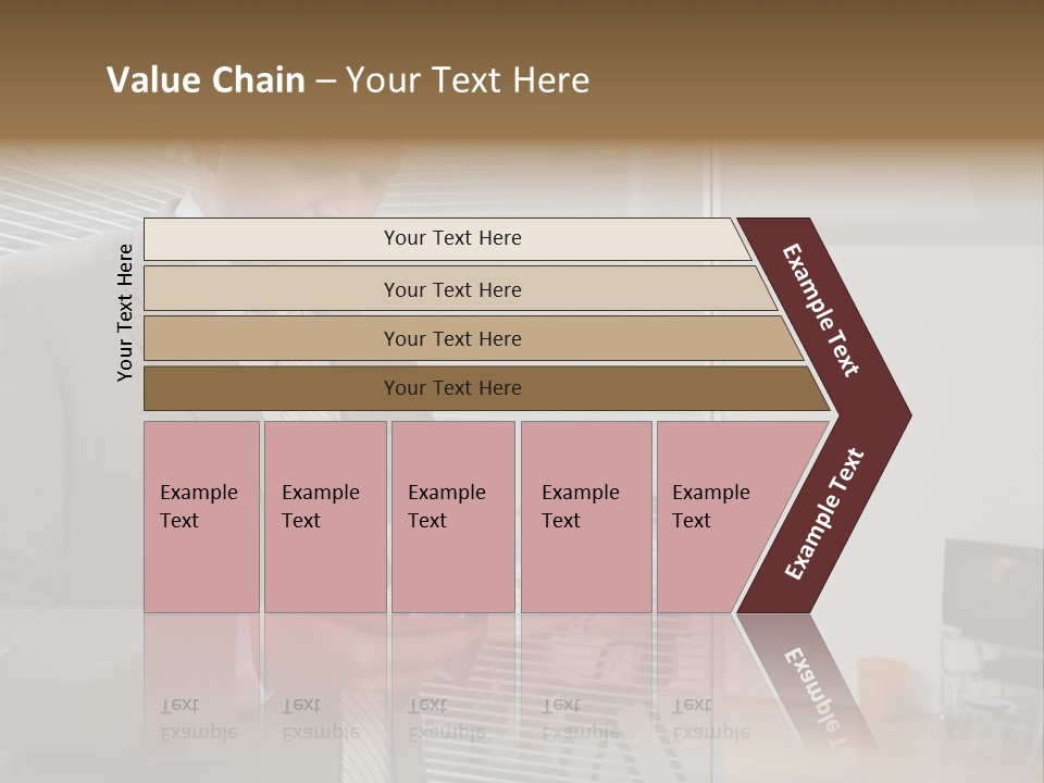 Glass Inside Royaltyfree PowerPoint Template
