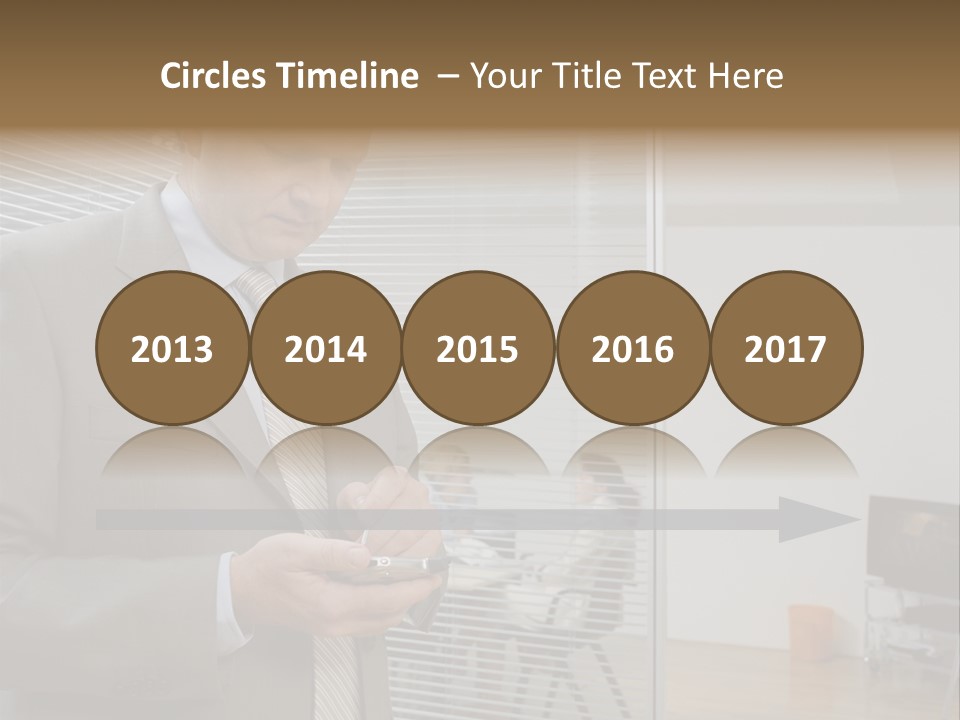 Glass Inside Royaltyfree PowerPoint Template