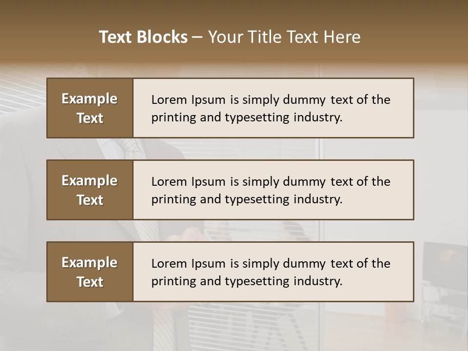 Glass Inside Royaltyfree PowerPoint Template