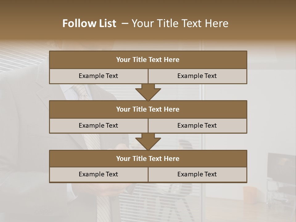 Glass Inside Royaltyfree PowerPoint Template