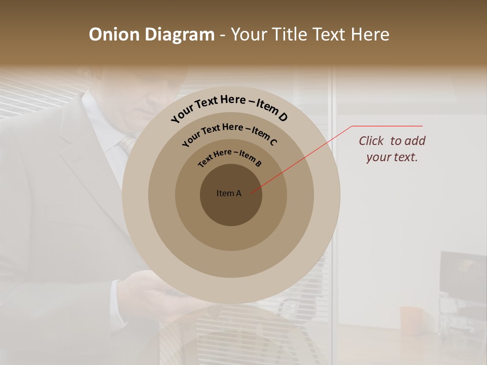 Glass Inside Royaltyfree PowerPoint Template