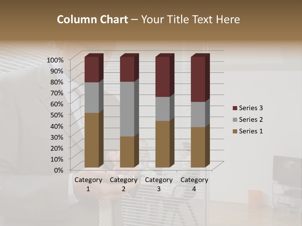 Glass Inside Royaltyfree PowerPoint Template