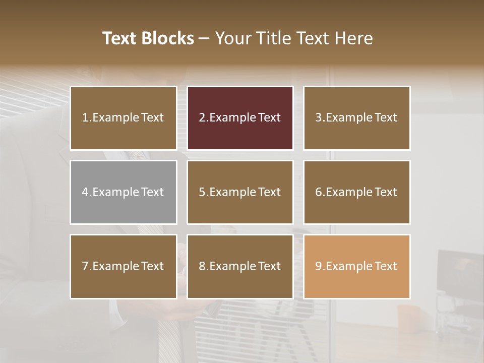 Glass Inside Royaltyfree PowerPoint Template