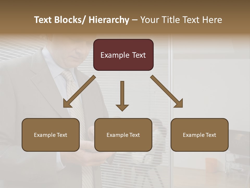 Glass Inside Royaltyfree PowerPoint Template