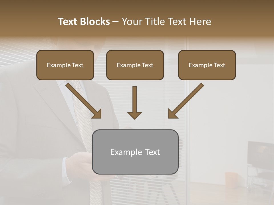 Glass Inside Royaltyfree PowerPoint Template
